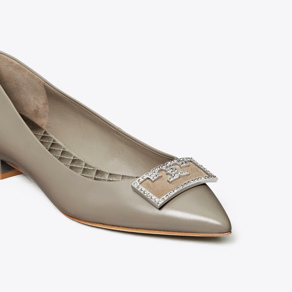 Brand new Tory Burch GiGi Flat Gray - Picture 2 of 8